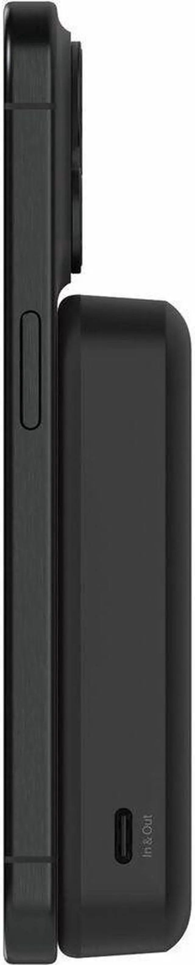 Alt view image 3 of 6 - Belkin BoostCharge Pro Magnetic Power Bank with Qi2 15W 10K - For iPhone, Qi2-enabled Device - 10000 mAh - 2 x USB - Black