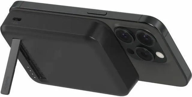 Alt view image 4 of 6 - Belkin BoostCharge Pro Magnetic Power Bank with Qi2 15W 10K - For iPhone, Qi2-enabled Device - 10000 mAh - 2 x USB - Black
