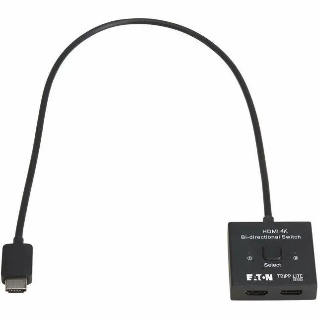 Alt view image 5 of 7 - Eaton Tripp Lite Series 2x1 Bi-Directional HDMI Switch - 4K 60 Hz, HDR, HDCP Passthrough