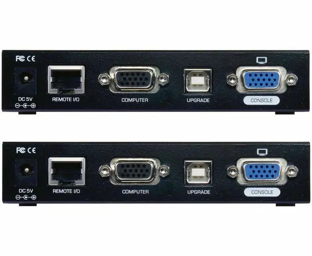 Alt view image 6 of 7 - Eaton Tripp Lite Series KVM Extender with VGA and USB Connections, Up to 330 ft. - 330 ft Range - 1920 x 1200 Maximum Video Resolution - 2 x Network (RJ-45) - 6 x USB - 2 x VGA - 240 V AC Input Voltag