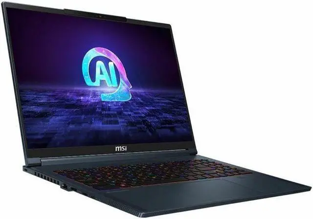 Alt view image 5 of 6 - MSI Stealth 16 AI, 16" QHD+ 240Hz Display, Ultra Thin and Light Gaming Laptop, Star Blue, Intel® Core Ultra7-155H, RTX 4060, 32GB DDR5, 1TB NVMe SSD, Win 11 Pro - Gaming Laptop