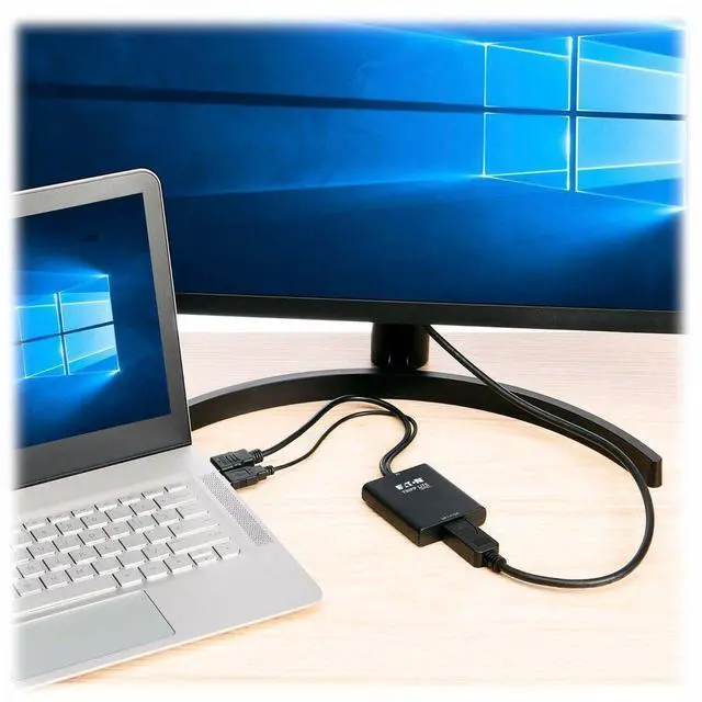 Alt view image 6 of 7 - Eaton Tripp Lite Series 8K HDMI to DisplayPort Active Converter (M/F) with USB Power, 1 ft. (0.3 m)