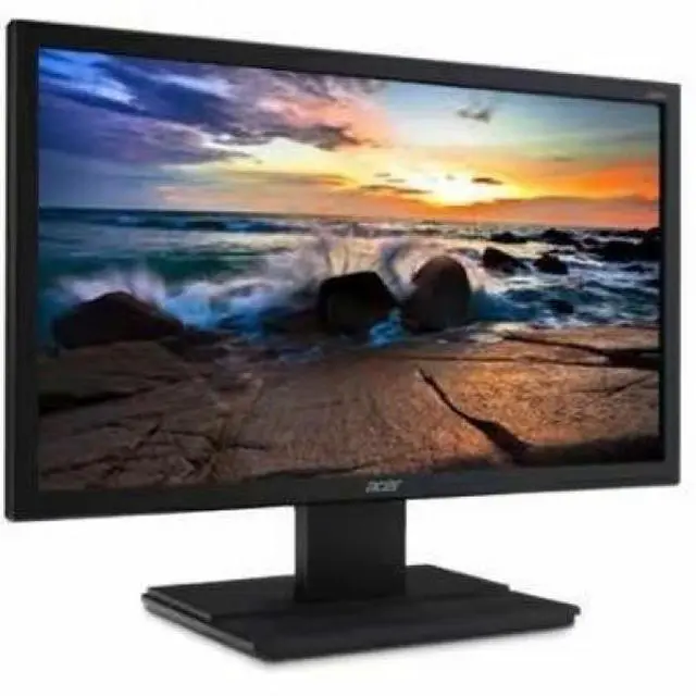Alt view image 2 of 5 - Acer V206Q A 20" Class LCD Monitor - 16:9 - Black - 19.5" Viewable - 200 Nit - 6 ms - HDMI - VGA