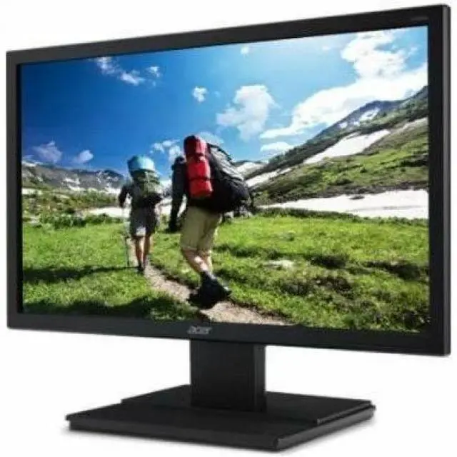Alt view image 3 of 5 - Acer V206Q A 20" Class LCD Monitor - 16:9 - Black - 19.5" Viewable - 200 Nit - 6 ms - HDMI - VGA