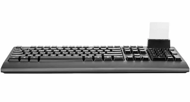 Alt view image 7 of 9 - Rocstor KS18 Security USB Keyboard with Built-in Smart Card Reader -104 Keys - 104 Keys - QWERTY Layout - Smart Card Reader - USB - Black