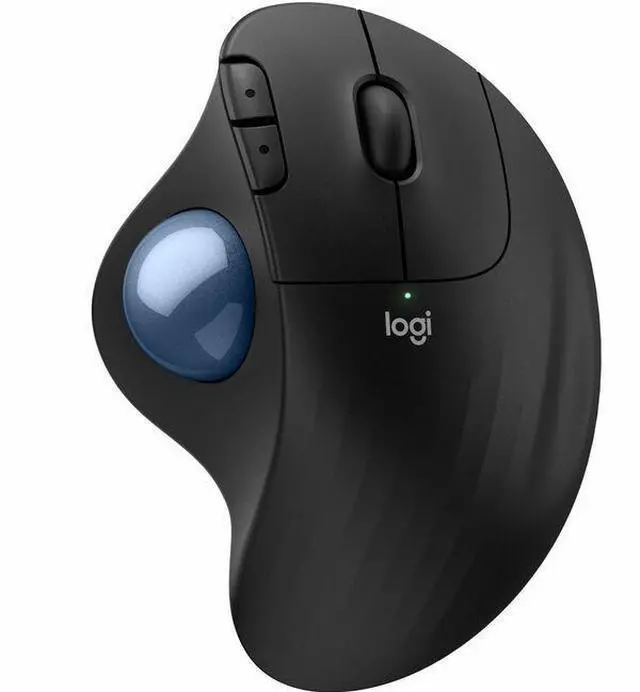 Main image of Logitech ERGO M575s Black + Blue Ball Wireless TrackBall Wireless Trackball (Black+Blue Ball)
