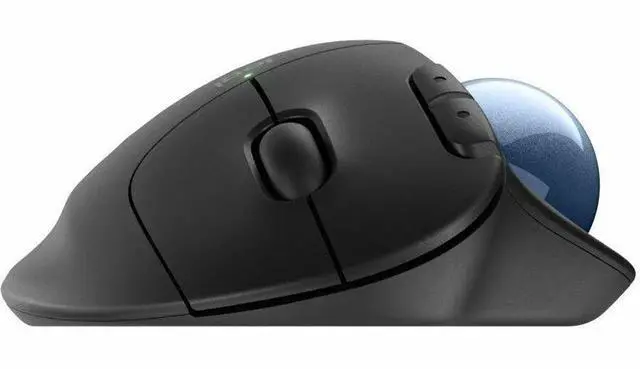 Alt view image 5 of 7 - Logitech ERGO M575s Black + Blue Ball Wireless TrackBall Wireless Trackball (Black+Blue Ball)