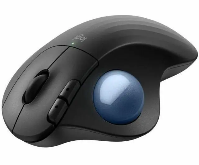 Alt view image 6 of 7 - Logitech ERGO M575s Black + Blue Ball Wireless TrackBall Wireless Trackball (Black+Blue Ball)