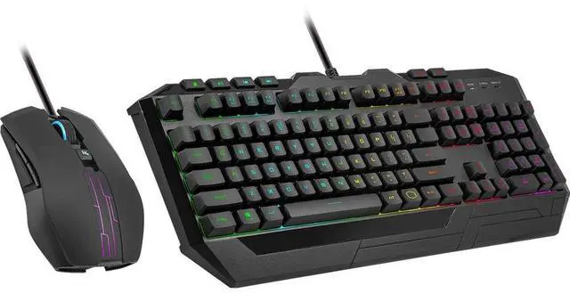 Alt view image 6 of 9 - Cooler Master Devastator 3 RGB Gaming Combo - USB 1.1 Type A Membrane Cable Keyboard - Black - USB 2.0 Cable Mouse - Optical - 4800 dpi - Symmetrical - Compatible with PC