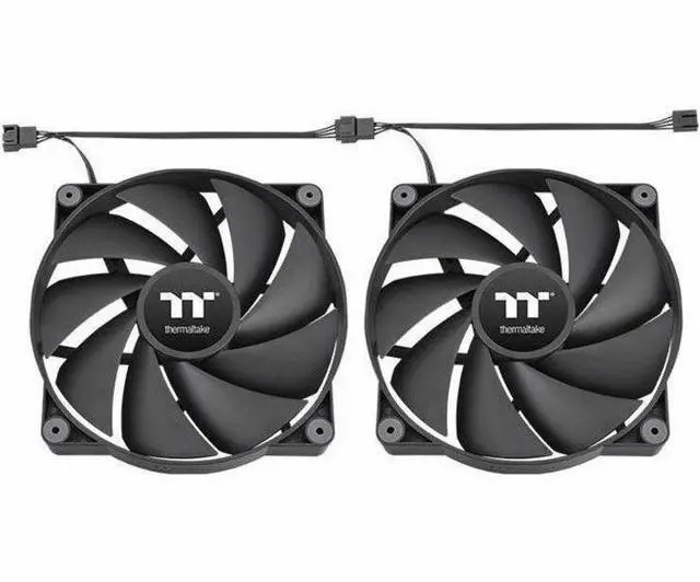 Alt view image 5 of 6 - Thermaltake CT200 PWM Fan Single Pack, PWM Controlled 500~900 rpm, Airflow 131.6 CFM, Hydraulic Bearing, Case Fan, 200mm x 200mm x 30mm, Black, CL-F177-PL20BL-A