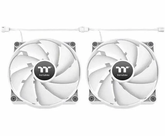 Alt view image 6 of 6 - Thermaltake CT200 PWM Fan Single Pack, PWM Controlled 500~900 rpm, Airflow 131.6 CFM, Hydraulic Bearing, Case Fan, 200mm x 200mm x 30mm, White, CL-F178-PL20WT-A