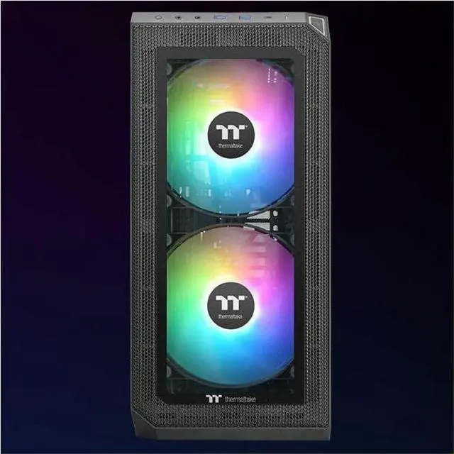 Alt view image 5 of 6 - Thermaltake CT200 ARGB PWM Fan Single Pack, PWM Controlled 500~900 rpm, 5V Motherboard Sync, 16.8 Million Colors 9 Addressable LEDs, Airflow 131.6 CFM, Hydraulic Bearing, Case Fan, 200mm x 200mm x 30mm, Black, CL-F179-PL20SW-A