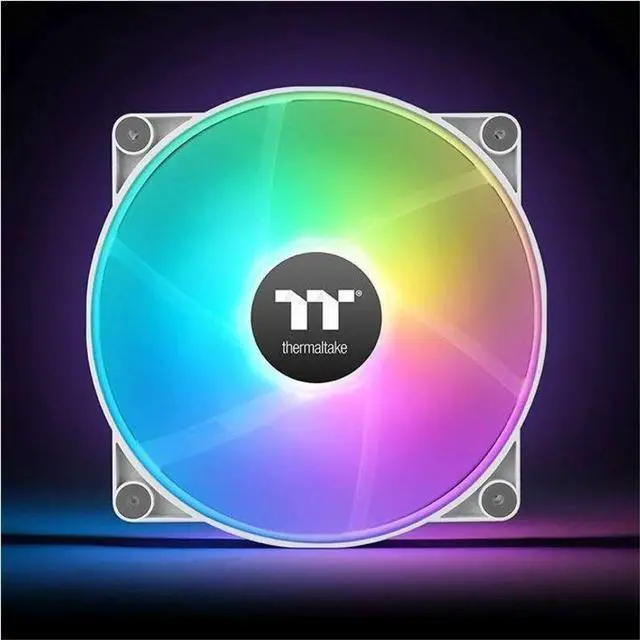 Alt view image 7 of 7 - Thermaltake CT200 ARGB PWM Fan Single Pack, PWM Controlled 500~900 rpm, 5V Motherboard Sync, 16.8 Million Colors 9 Addressable LEDs, Airflow 131.6 CFM, Hydraulic Bearing, Case Fan, 200mm x 200mm x 30mm, White, CL-F180-PL20SW-A