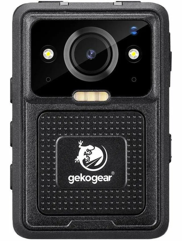 Alt view image 5 of 9 - GekoGear AEGIS 400 Digital Camcorder - 2" LCD Screen - 4K - Black - 32 Megapixel Image - H.264, H.265, MP4 - 128 GB Flash Memory - Bluetooth, IR LED, Microphone - USB - GPS - Wireless LAN - Weara