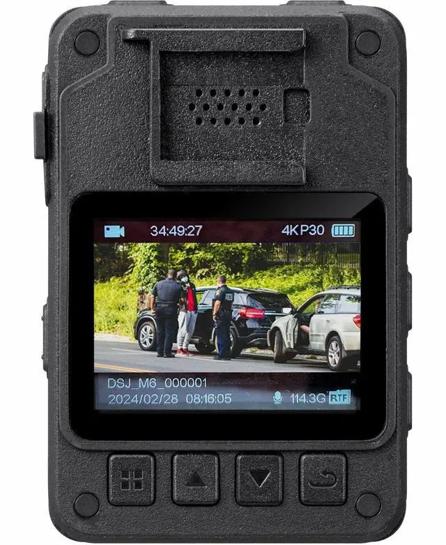 Alt view image 6 of 9 - GekoGear AEGIS 400 Digital Camcorder - 2" LCD Screen - 4K - Black - 32 Megapixel Image - H.264, H.265, MP4 - 128 GB Flash Memory - Bluetooth, IR LED, Microphone - USB - GPS - Wireless LAN - Weara
