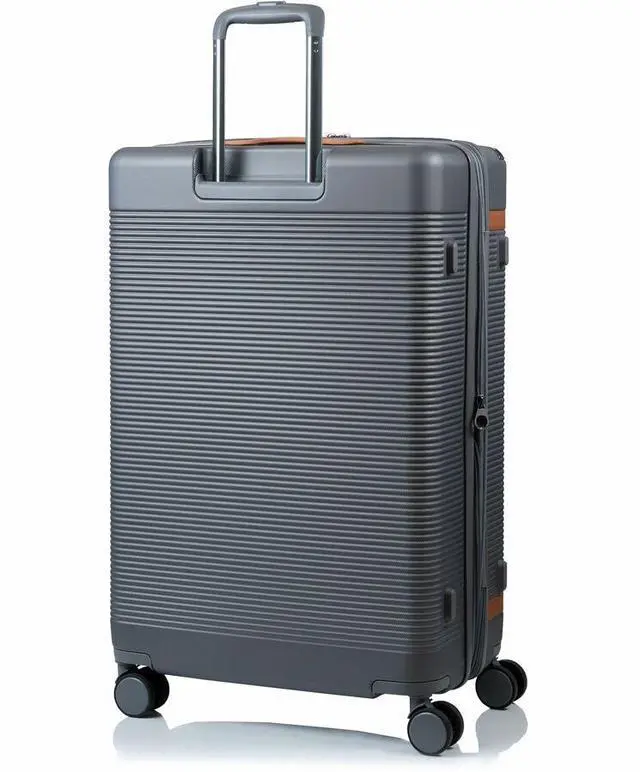 Alt view image 6 of 15 - CHAMPS Vintage III Collection 3-piece Hardside Luggage set Grey S1033GREY