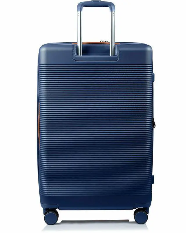Alt view image 2 of 15 - CHAMPS Vintage III Collection 3-piece Hardside Luggage set Navy S1033NAVY