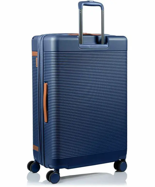 Alt view image 5 of 15 - CHAMPS Vintage III Collection 3-piece Hardside Luggage set Navy S1033NAVY