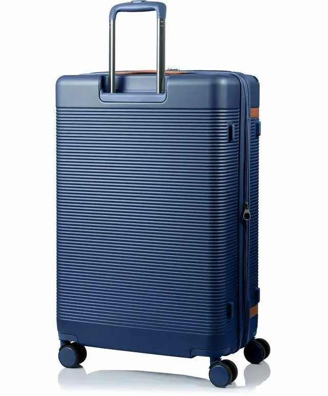 Alt view image 6 of 15 - CHAMPS Vintage III Collection 3-piece Hardside Luggage set Navy S1033NAVY