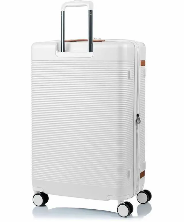 Alt view image 6 of 14 - CHAMPS Vintage III Collection 3-piece Hardside Luggage set Ivory S1033IVORY