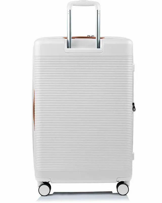 Alt view image 7 of 14 - CHAMPS Vintage III Collection 3-piece Hardside Luggage set Ivory S1033IVORY
