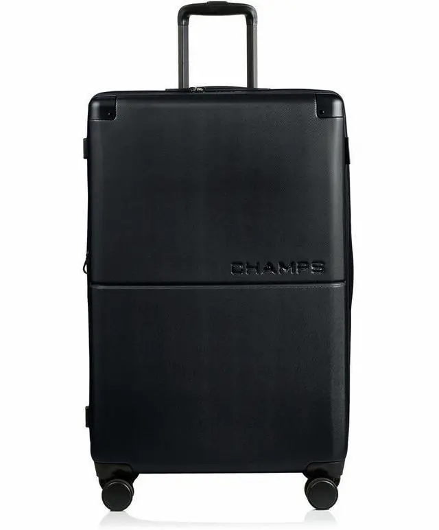 Alt view image 2 of 14 - CHAMPS Earth Collection 3-piece Hardside Luggage set Black S1034BLACK