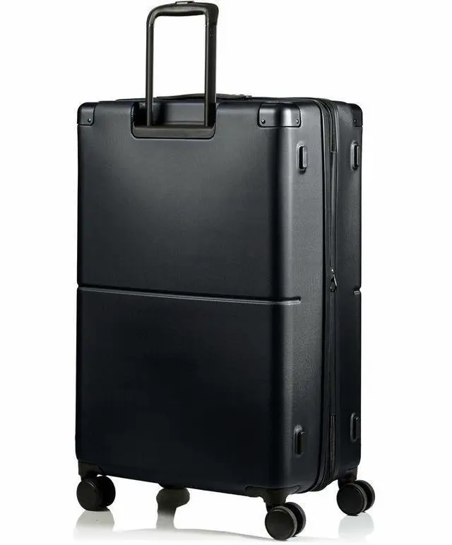 Alt view image 7 of 14 - CHAMPS Earth Collection 3-piece Hardside Luggage set Black S1034BLACK