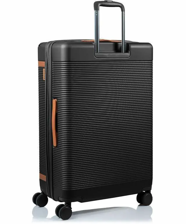 Alt view image 5 of 14 - CHAMPS Vintage III Collection 3-piece Hardside Luggage set Black S1033BLACK