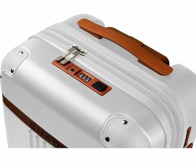 Alt view image 5 of 9 - CHAMPS Vintage Collection Hardside Carry-on Ivory S1016CIVORY