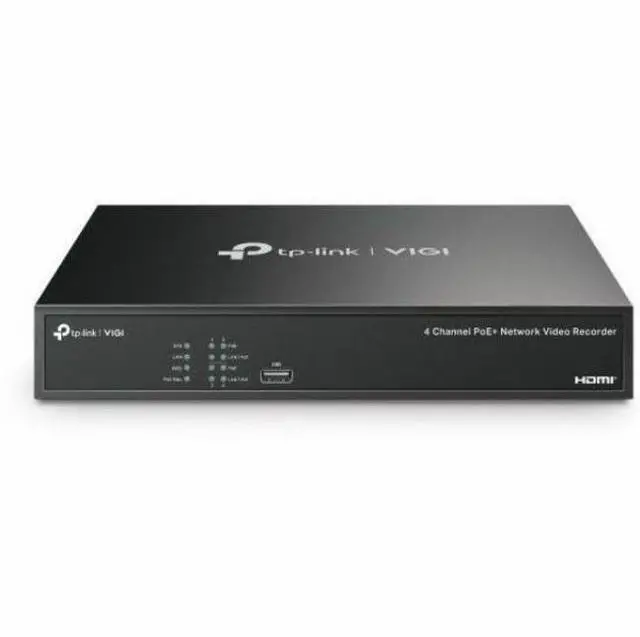 Alt view image 7 of 11 - TP-LINK VIGI NK4P-T4425-2T 4pcs 4MP Full-Color Turret IPC & 4 Channel PoE+ NVR KIT with 2TB HDD installed
