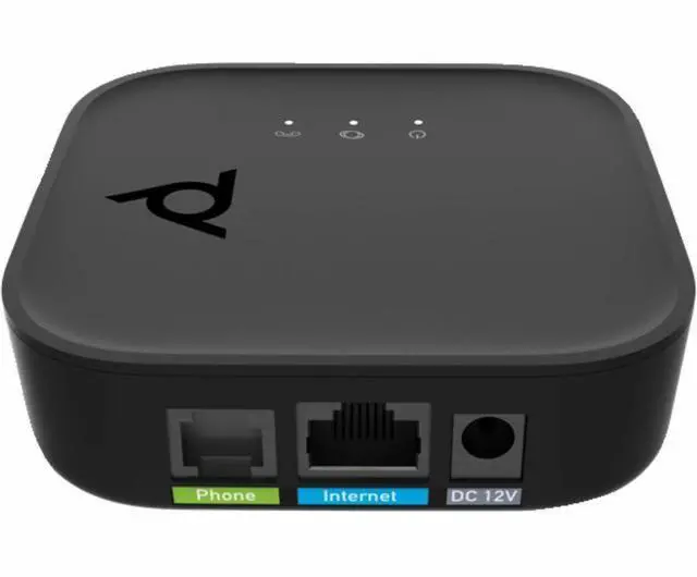 Alt view image 2 of 3 - HP Poly ATA 400 VoIP Gateway - 1 x RJ-45 - 1 x FXS - USB - Ethernet | 8F3H4AA