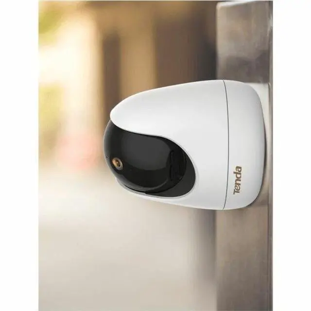 Alt view image 3 of 8 - Tenda RP7 4 Megapixel Indoor 2K Network Camera - Color - 1 - 39.37 ft Infrared Night Vision - H.265 - 2560 x 1440 - 4 mm - Infrared, Wi-Fi - Fast Ethernet - Wall Mount - Audio Support - Day/Night, 3D