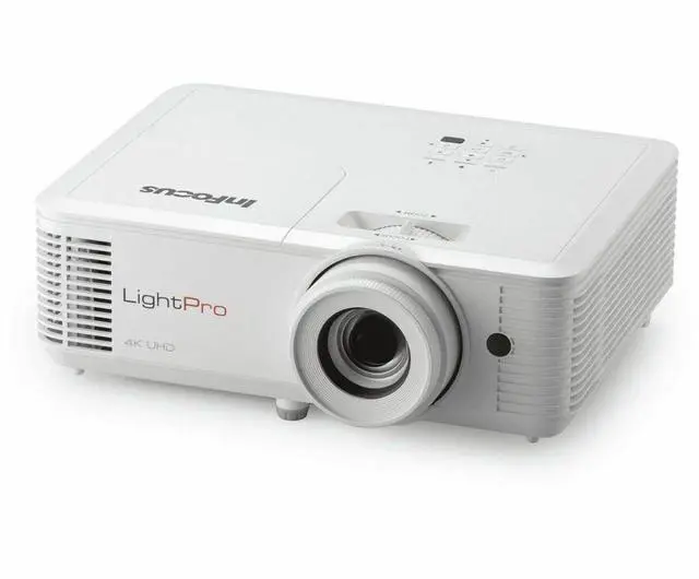 Alt view image 3 of 7 - InFocus LightPro IN0061SL 3D Standard Throw DLP Projector - 16:9 - High Dynamic Range (HDR) - 3840 x 2160 - Front - 2160p - 15000 Hour Normal Mode - 4K UHD - 10,000,000:1 - 4000 lm - HDMI - USB - Clas