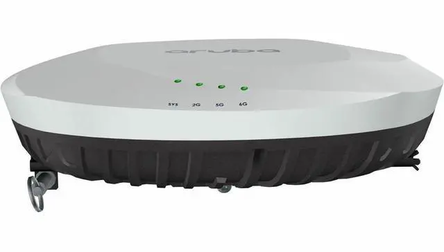 Alt view image 6 of 7 - HPE AP-615 Tri Band IEEE 802.11 a/b/g/n/ac/ax 3.60 Gbit/s Wireless Access Point - Indoor - 6 GHz, 5 GHz, 2.40 GHz - Internal - MIMO Technology - 1 x Network (RJ-45) - 2.5 Gigabit Ethernet - Bluetooth