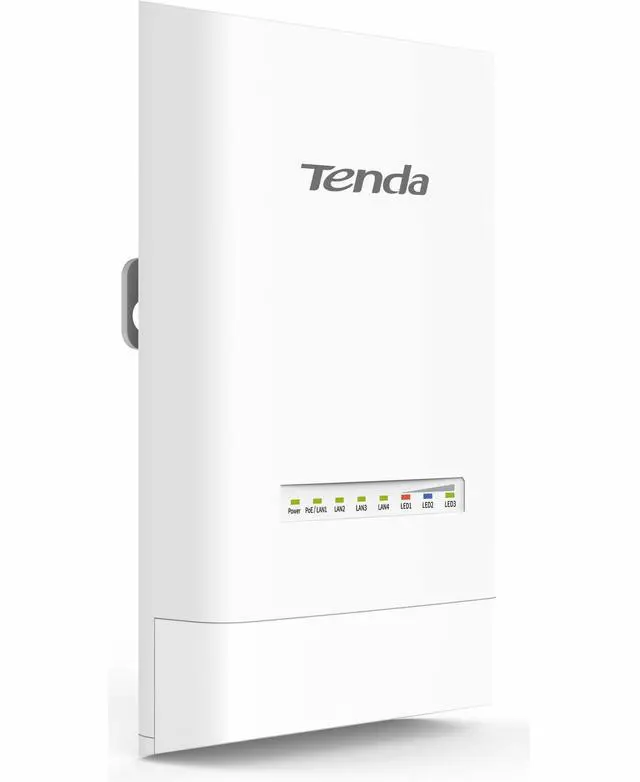 Alt view image 2 of 7 - Tenda OS3 IEEE 802.11a/n/ac 867 Mbit/s Wireless Range Extender - Outdoor - 5 GHz - 3.1 Mile Maximum Outdoor Range - 1 x Network (RJ-45) - Fast Ethernet - 4.70 W - Pole-mountable, Wall Mountable - IP65