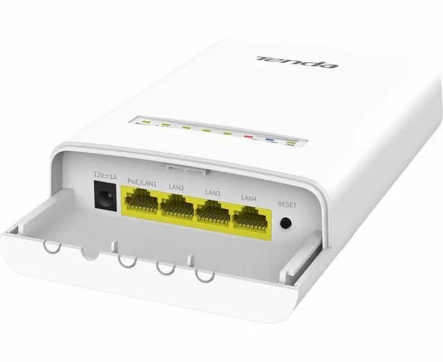 Alt view image 4 of 7 - Tenda OS3 IEEE 802.11a/n/ac 867 Mbit/s Wireless Range Extender - Outdoor - 5 GHz - 3.1 Mile Maximum Outdoor Range - 1 x Network (RJ-45) - Fast Ethernet - 4.70 W - Pole-mountable, Wall Mountable - IP65
