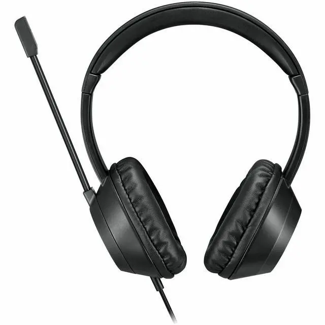 Alt view image 2 of 8 - Adesso Xtream P7 Wired Stereo Headset With AI Controls - Stereo - USB Type A, USB Type C - Wired - 32 Ohm - 20 Hz to 20 kHz - Over-the-head - Binaural - Circumaural - 6 ft Cable - Omni-directional Mic