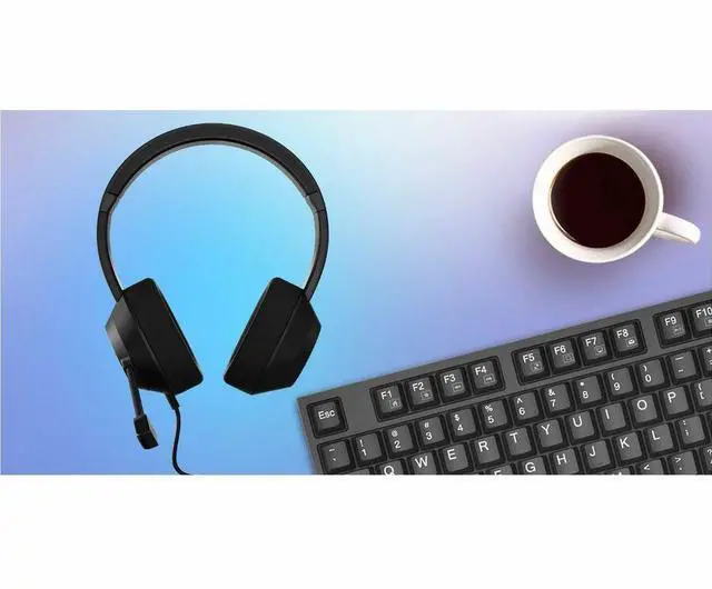 Alt view image 5 of 8 - Adesso Xtream P7 Wired Stereo Headset With AI Controls - Stereo - USB Type A, USB Type C - Wired - 32 Ohm - 20 Hz to 20 kHz - Over-the-head - Binaural - Circumaural - 6 ft Cable - Omni-directional Mic