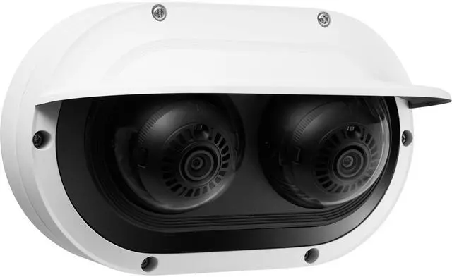 Alt view image 6 of 7 - Wisenet PNM-12082RVD 6 Megapixel Outdoor Network Camera - Color - Dome - White - TAA Compliant - 82.02 ft Infrared Night Vision - RJ-45 , micro USB Type B