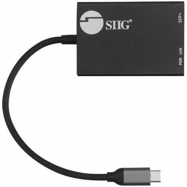 Alt view image 5 of 7 - SIIG USB-C to SFP Fiber Gigabit Ethernet Adapter - TAA compliant - USB-C to SFP Gigabit Ethernet adapter allows you to quickly add a SFP Fiber Gigabit Ethernet connection through a USB-C port on your