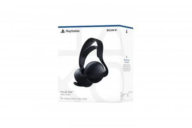 Alt view image 4 of 7 - PlayStation 5 PULSE 3D Elite Wireless Headset Midnight Black - Tuned to deliver 3D Audio for PS5 - Dual noise-cancelling microphon - Up to 12 hours of wireless play - PlayStation Link wireless technol