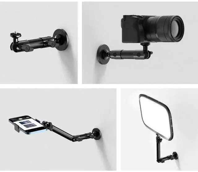 Alt view image 13 of 16 - elgato wall mount - articulated arm for cameras, lights and more, multi mount essential