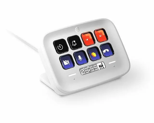 Alt view image 5 of 8 - Elgato Stream Deck Neo - 8 Customizable Keys  2 Touch Points  Speed Through Tasks & Workflows - Control Word  Excel  Powerpoint  Teams  Zoom  Spotify And More  Drag-N-Drop Setup - Works With Mac & Pc