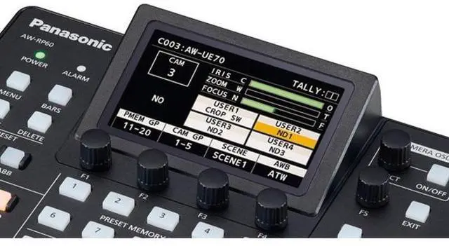 Alt view image 9 of 16 - Panasonic AW-RP60GJ Remote Camera Controller #AW-RP60GJ5