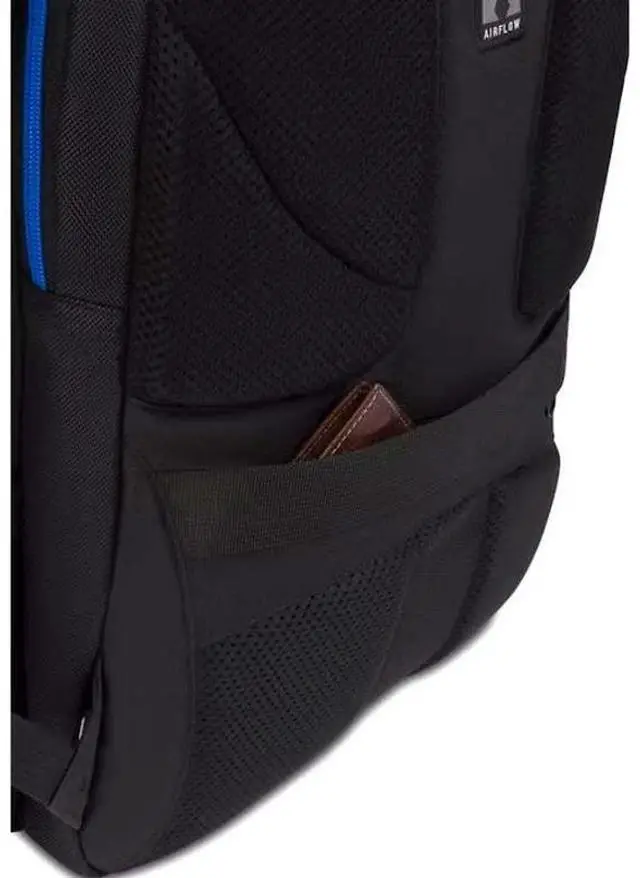 Alt view image 4 of 7 - SwissGear 8120203410 Carrying Case (Backpack) for 17" Notebook - Black - Scratch Resistant, Shock Absorbing - 1200D Polyester, Ethylene Vinyl Acetate (EVA) Body - Shoulder Strap, Handle, Trolley