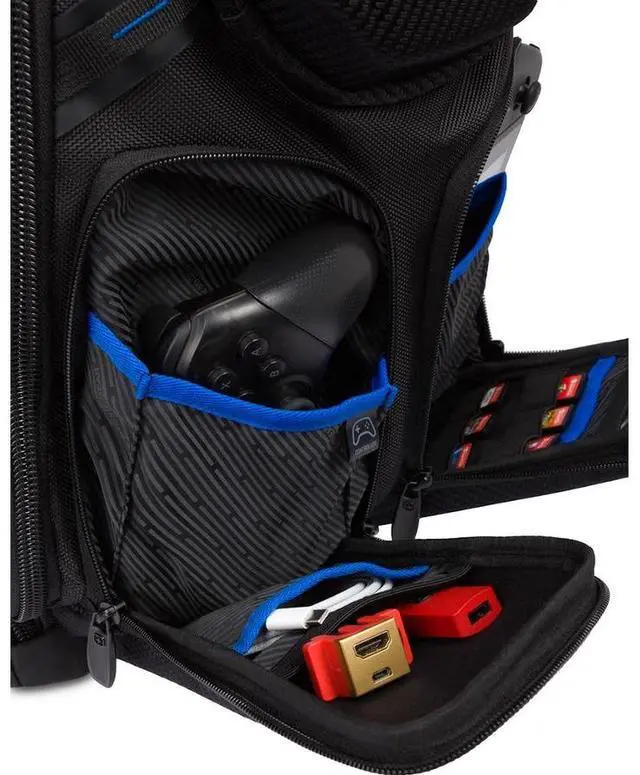 Alt view image 3 of 7 - SwissGear 2910203410 Carrying Case (Backpack) for 17" Notebook - Black - Shock Absorbing, Crush Resistant Pocket - 1680D Ballistic Fabric Body - Mesh Exterior Material - Shoulder Strap, Telescopi