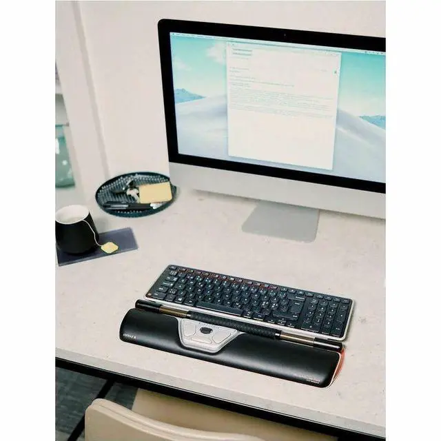 Alt view image 4 of 8 - Contour Ultimate Workstation Red Keyboard & Mouse - Wireless Keyboard - English (US) - Wireless Roll Bar Mouse - Symmetrical - Compatible with Computer for PC, Mac