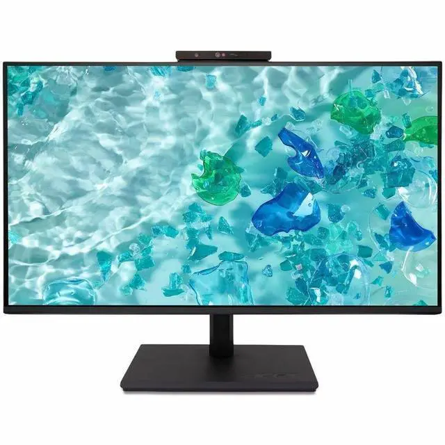 Alt view image 2 of 9 - Acer Vero B277 D6 27" Class Webcam LCD Monitor - 16:9 - Black - 27" Viewable - 4 ms - Speakers - HDMI - VGA - DisplayPort