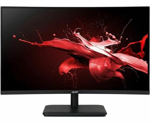 Alt view image 3 of 12 - Acer Nitro ED270R H 27" Class Gaming LCD Monitor - 16:9 - Black - 27" Viewable - 250 Nit - 5 ms - Speakers - HDMI - VGA