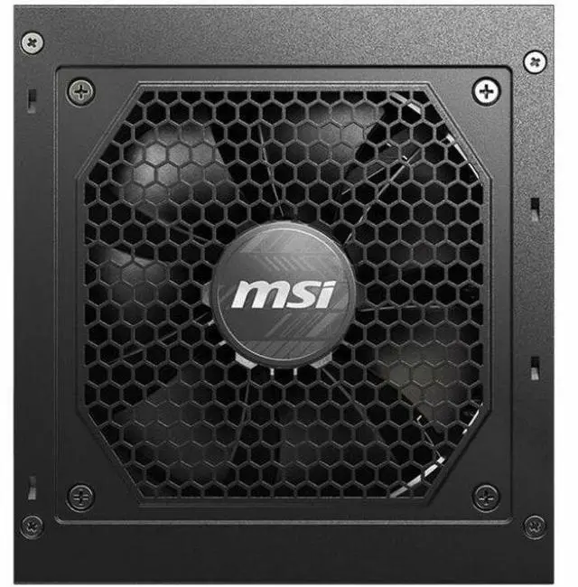 Alt view image 7 of 7 - MSI MAG 850W Power Supply - Internal - 120 V AC, 230 V AC Input - 5 V DC, 3.3 V DC, 12 V DC, -12 V DC, 5 V SB Output - 850 W - Active PFC - 1 +12V Rails - 1 Fan(s) - NVIDIA SLI Supported - 90% Efficie